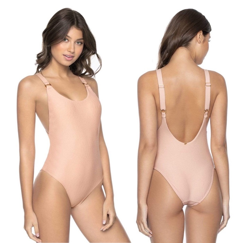 PILYQ Pink Sands Hailey One Piece - Picture 1 of 12